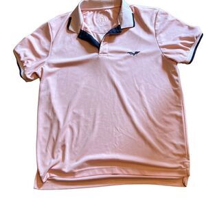 Albert morris comfort polo pink with black trims